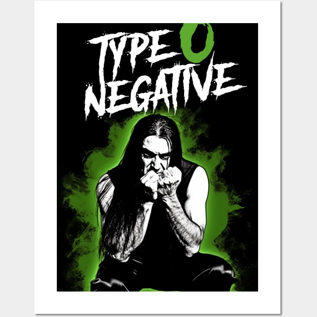 Green Monster Peter Steele Type O Negative Wall Art by Bat City